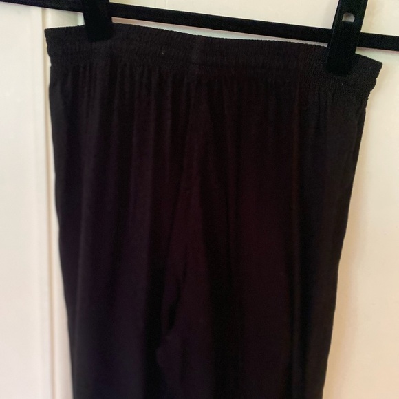 American Apparel Black Drawstring Joggers - Picture 2 of 4